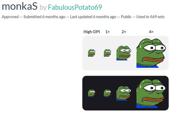 Monkas meme - MonkaS is a Twitch TV emote featuring an illustration of Pepe the Frog appearing frightened while sw