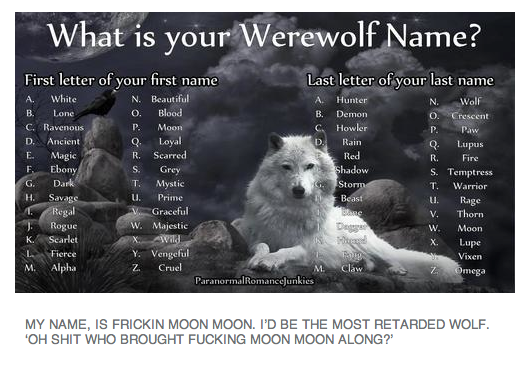 Moon Moon meme - Moon Moon is a fictional wolf character that is portrayed as a mentally challenged outcast in the pa